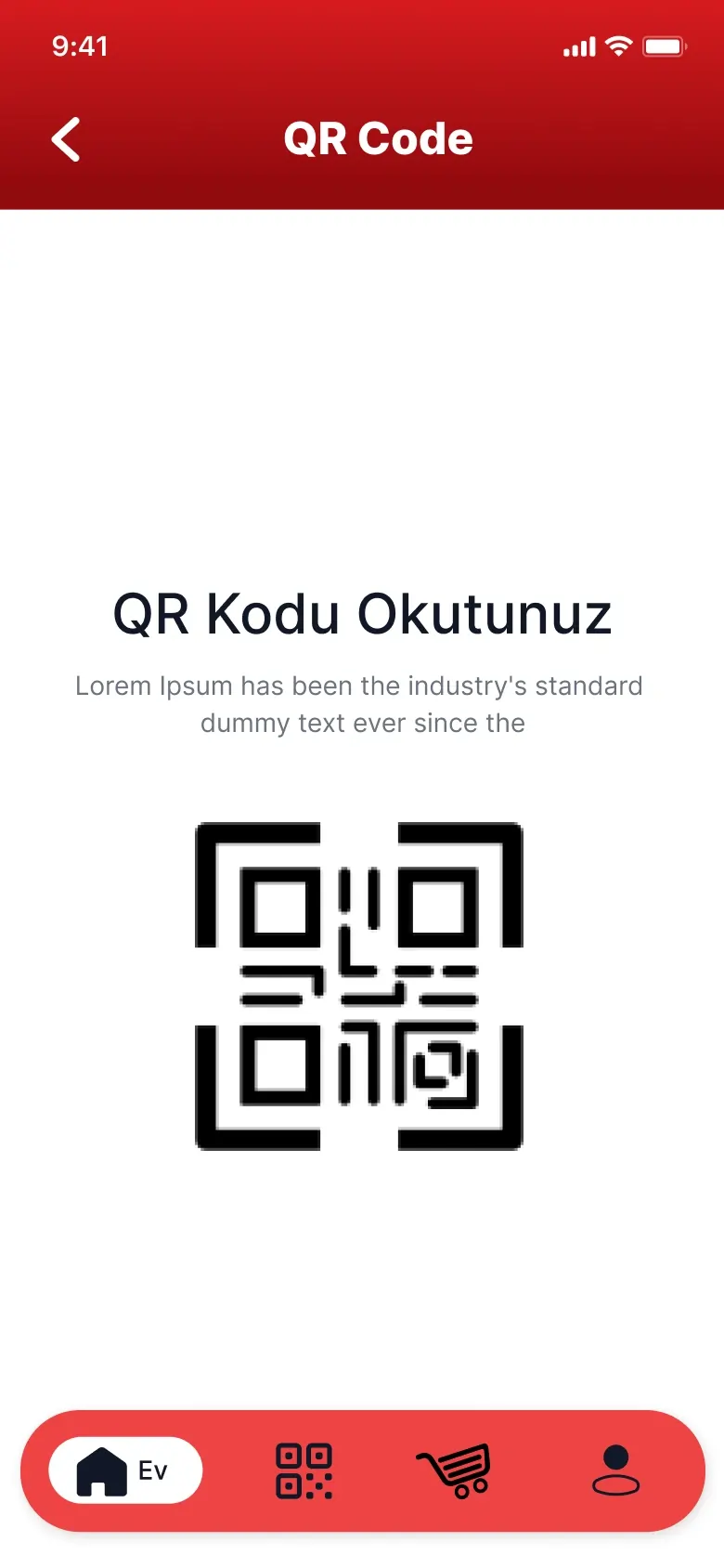 GymExxtra app screenshot - QR code generation screen